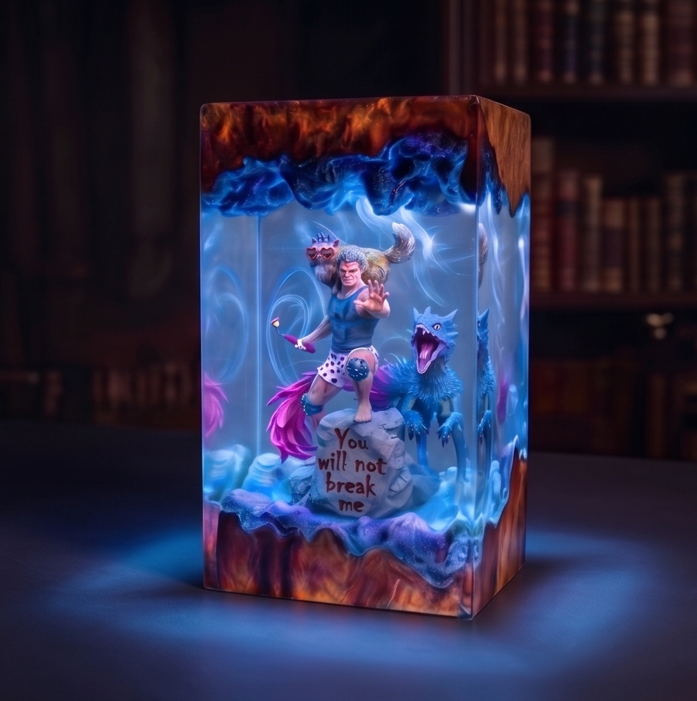 DCC Dungeon Crawler Resin Lamp