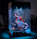 Dungeon Crawler Carl Merch,Resin Lamp,Princess Donut,Mongo , Handmade Gift