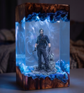 Resident Evil 9 "Requiem" - Leon Kennedy Resin Lamp，Handcrafted  gift