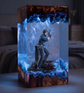 Resident Evil 9 "Requiem" - Leon Kennedy Resin Lamp，Handcrafted  gift