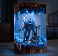 Resident Evil 9 "Requiem" - Leon Kennedy Resin Lamp，Handcrafted  gift