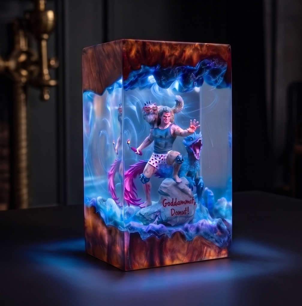 DCC Dungeon Crawler Resin Lamp