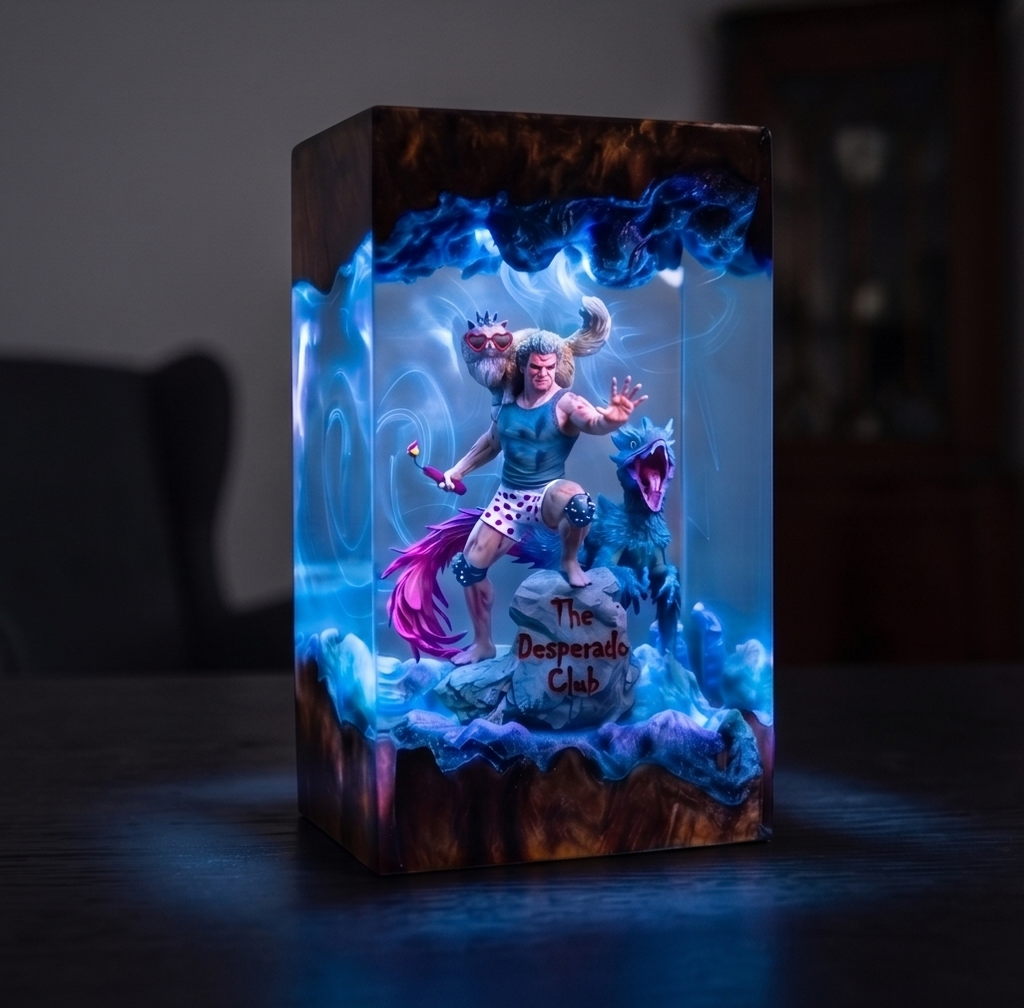 DCC Dungeon Crawler Resin Lamp