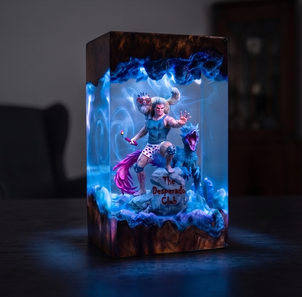 DCC Dungeon Crawler Resin Lamp