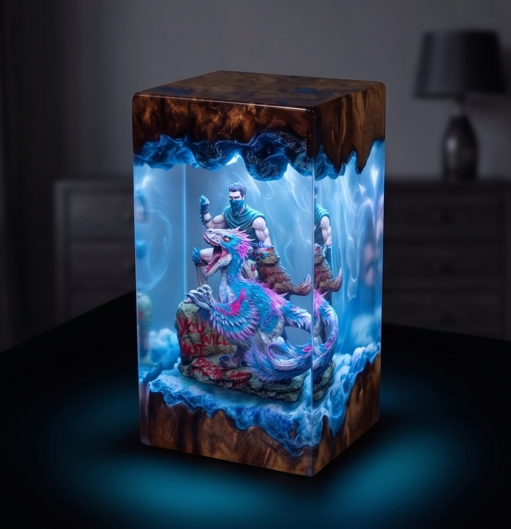 Dungeon Crawler Carl,Resin Lamp,Princess Donut,Mongo , Handmade Gift