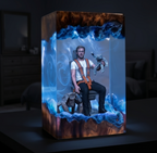 Project Hail Mary Resin Lamp -Ryland Grace Rocky  Figure Handmade gift