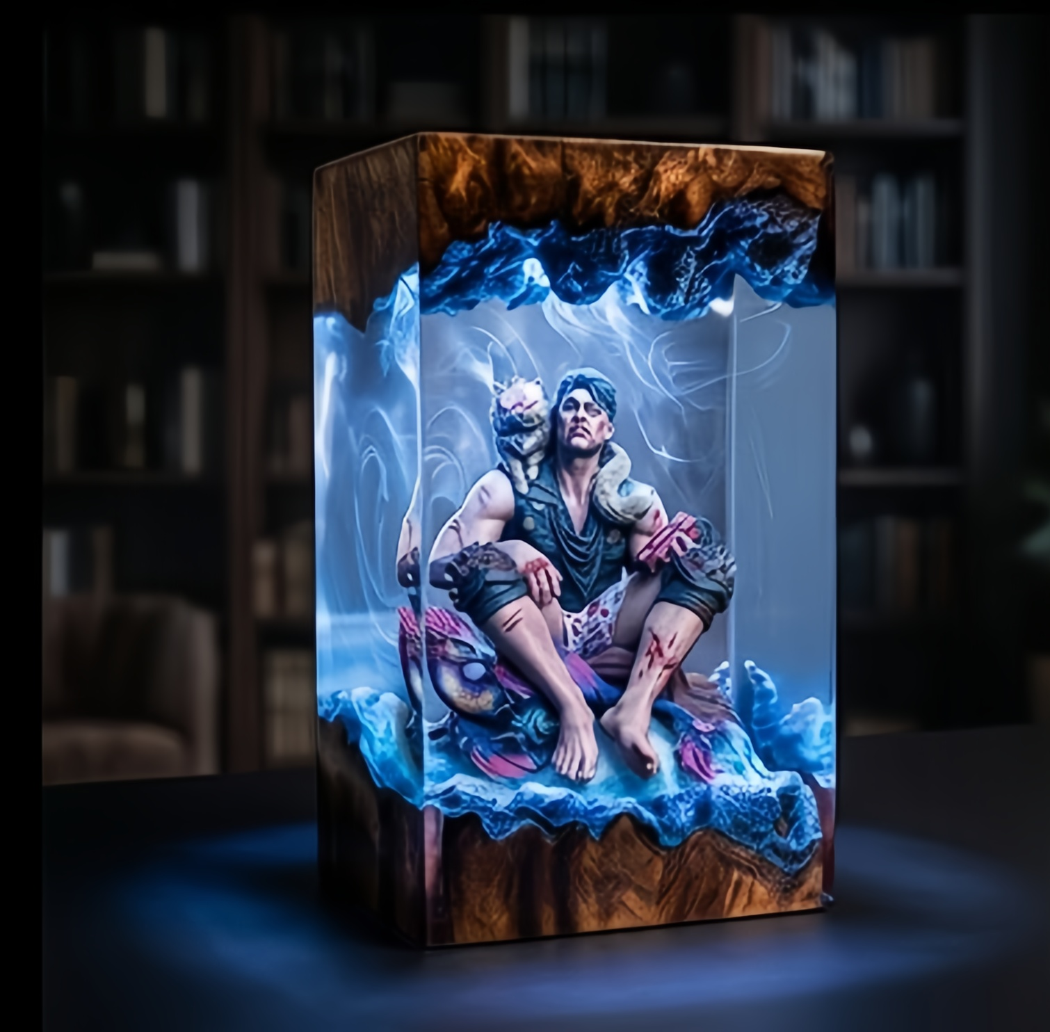 Dungeon Crawler Carl,Resin Lamp,Princess Donut,Mongo , Handmade Gift