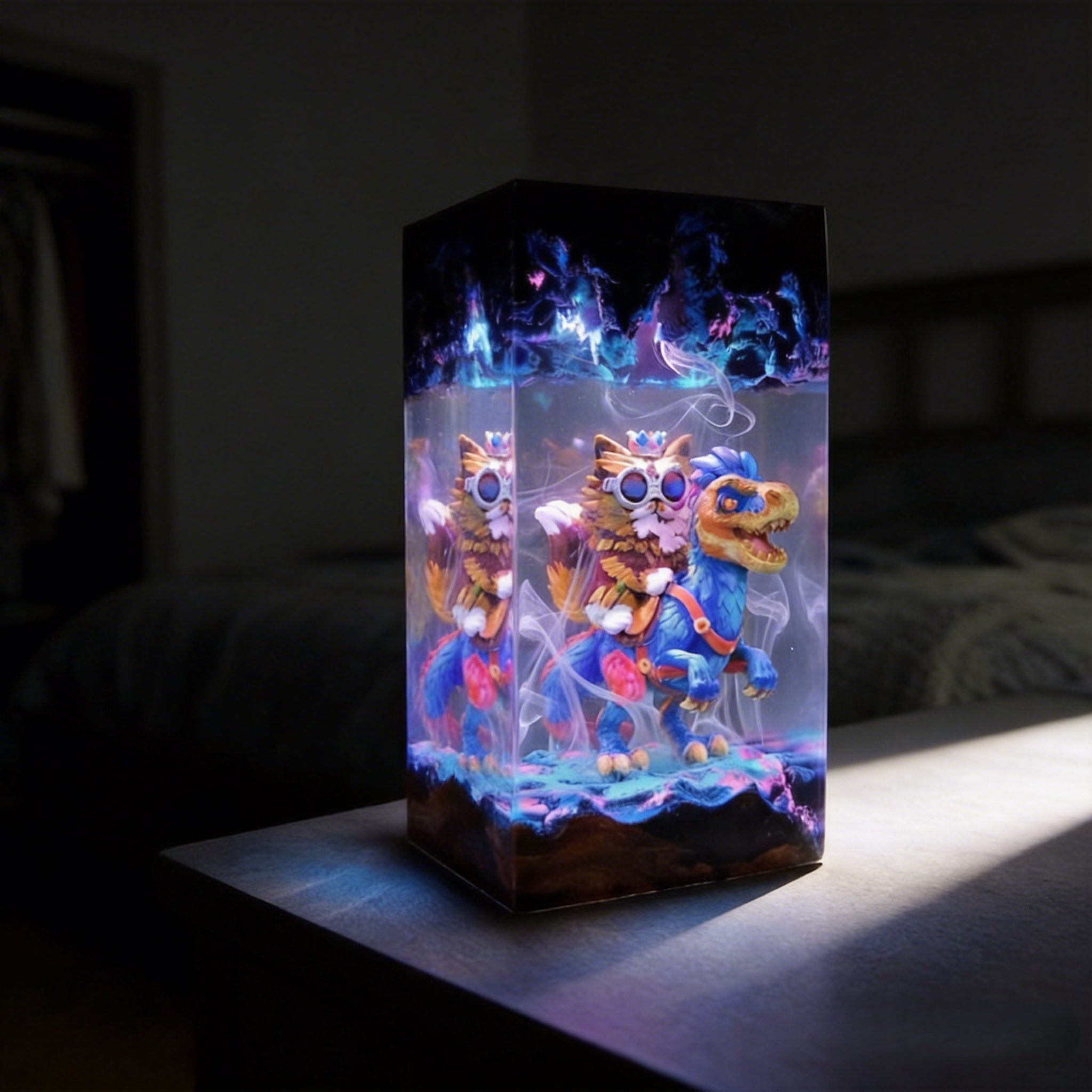 Dungeon Crawler Carl Merch,Resin Lamp,Princess Donut,Mongo , Handmade Gift