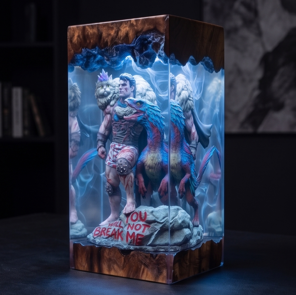 Dungeon Crawler Carl,Resin Lamp,Princess Donut,Mongo , Handmade Gift