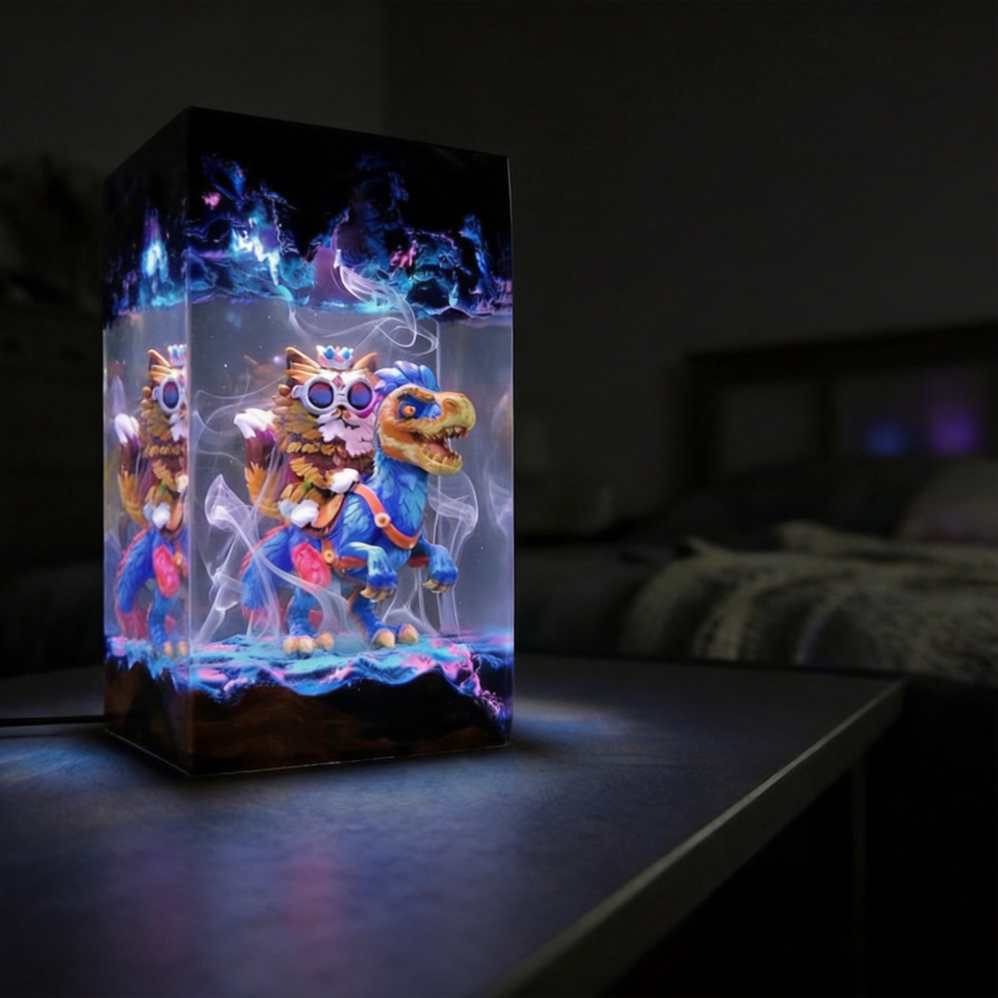 Dungeon Crawler Carl Merch,Resin Lamp,Princess Donut,Mongo , Handmade Gift
