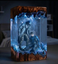 Resident Evil 9 "Requiem" - Leon Kennedy Resin Lamp，Handcrafted  gift