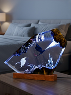 Dragon knight Resin Lamp,Handmade gift