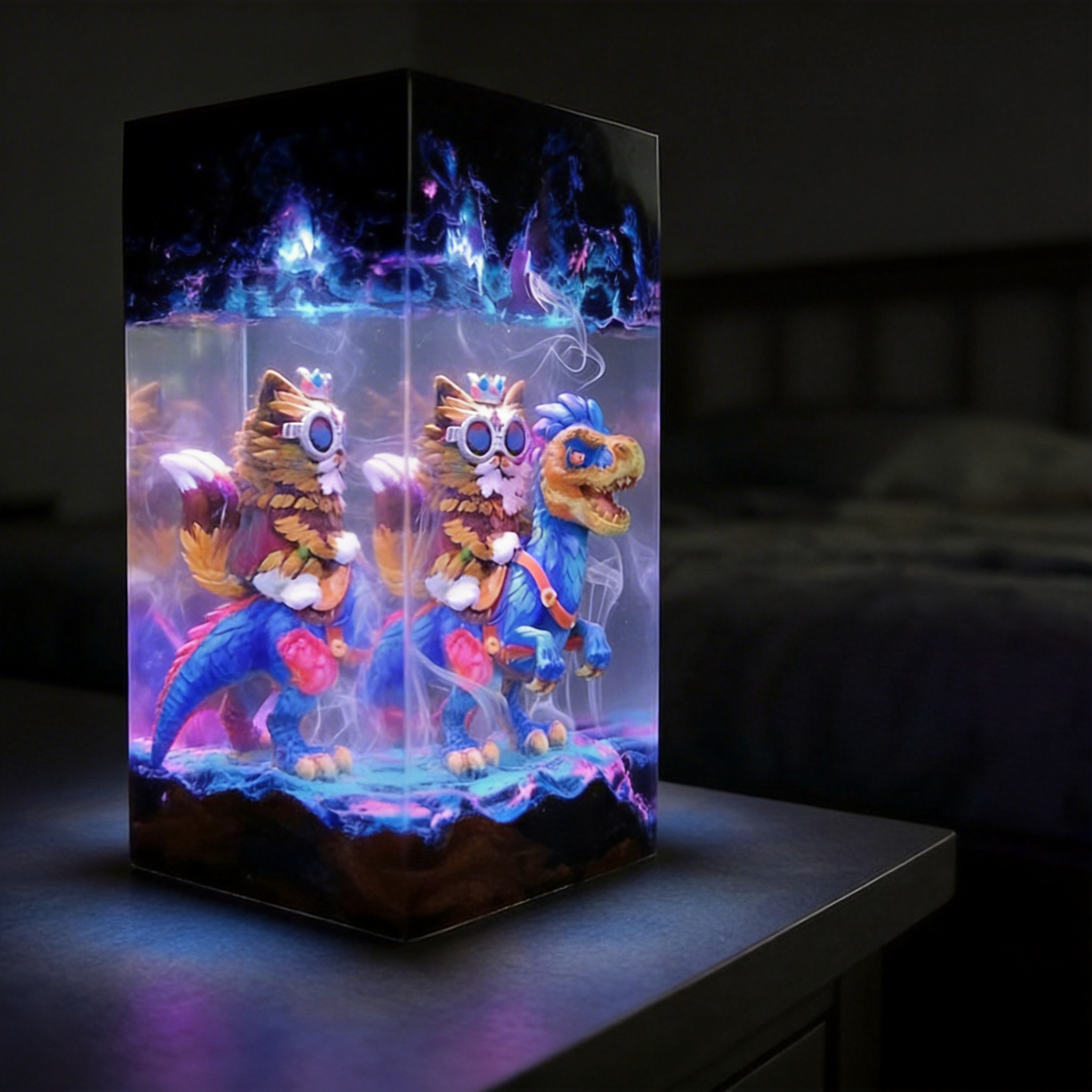 Dungeon Crawler Carl Merch,Resin Lamp,Princess Donut,Mongo , Handmade Gift