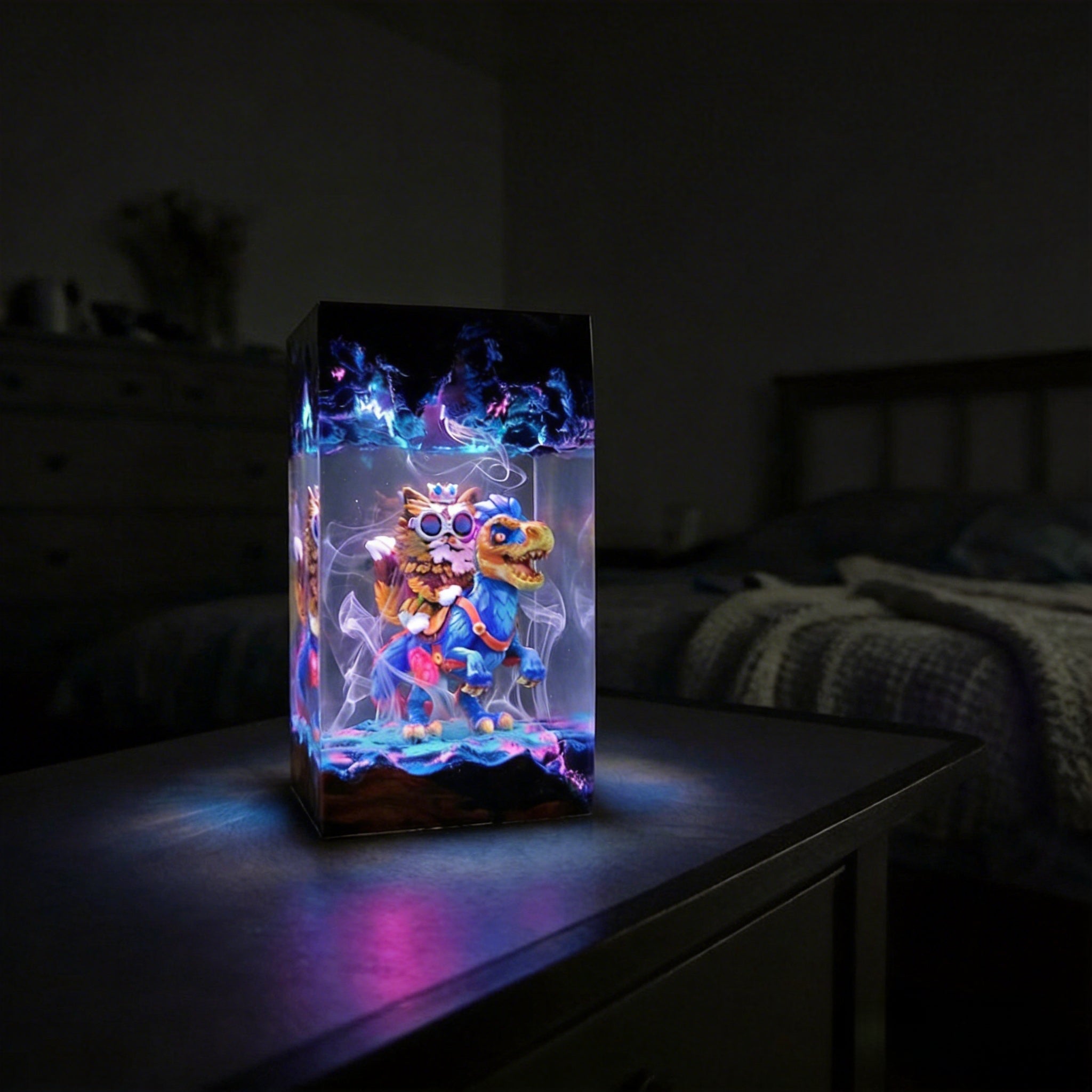Dungeon Crawler Carl Merch,Resin Lamp,Princess Donut,Mongo , Handmade Gift
