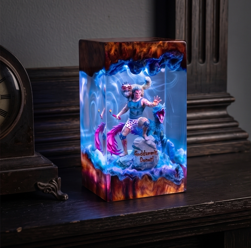 DCC Dungeon Crawler Resin Lamp