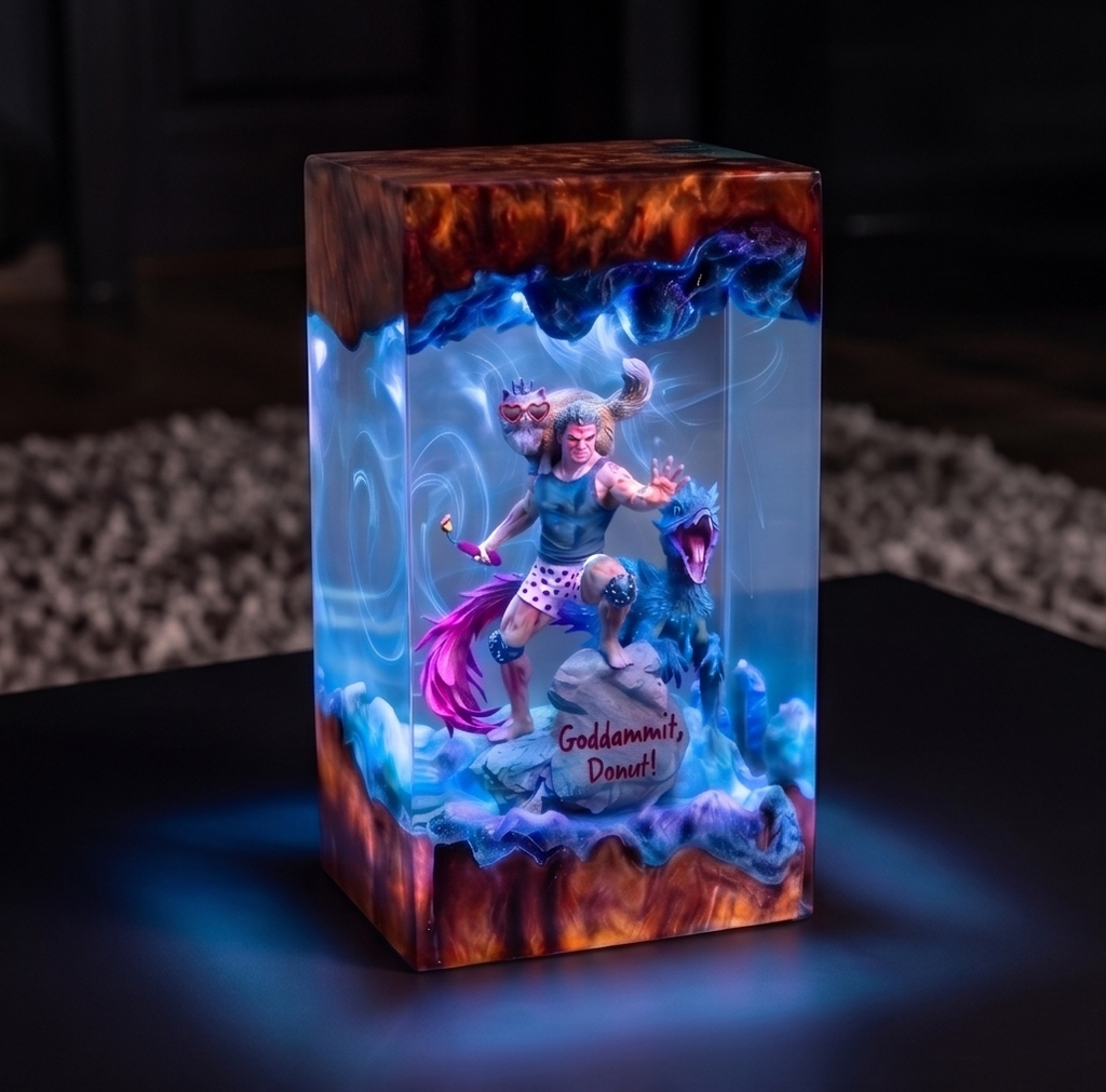 DCC Dungeon Crawler Resin Lamp