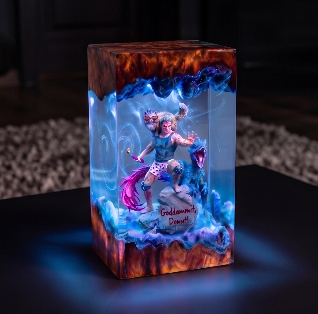 DCC Dungeon Crawler Resin Lamp