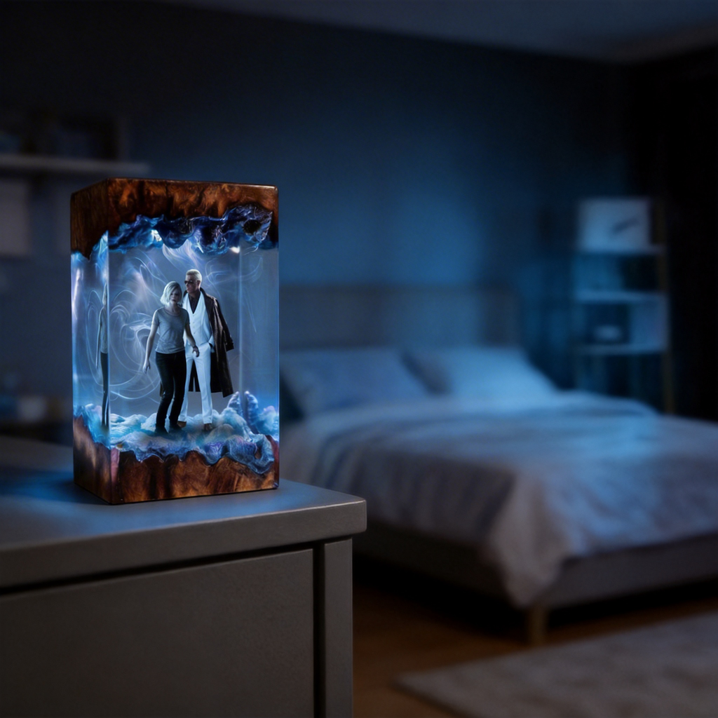 Resident Evil 9 Requiem Resin Lamp, Older Leon S. Kennedy ,Albert Wesker Diorama Light, Wrenwood Hotel Horror Night Light, Custom Biohazard Handmade Game Decor, Gamer Boyfriend Gift