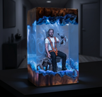 Project Hail Mary Resin Lamp -Ryland Grace Rocky  Figure Handmade gift