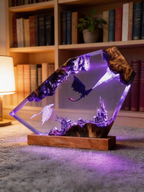 Dragon knight Resin Lamp,Handmade gift