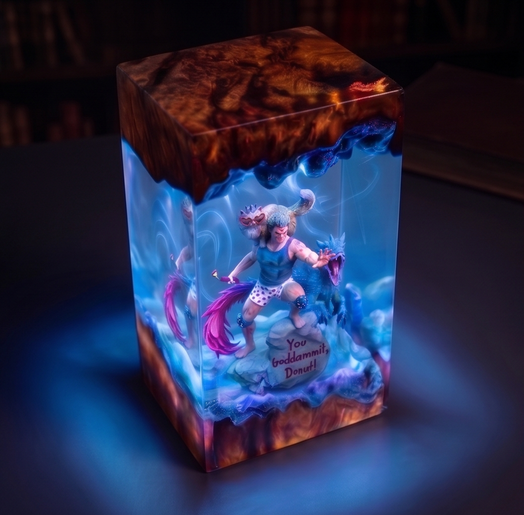 DCC Dungeon Crawler Resin Lamp
