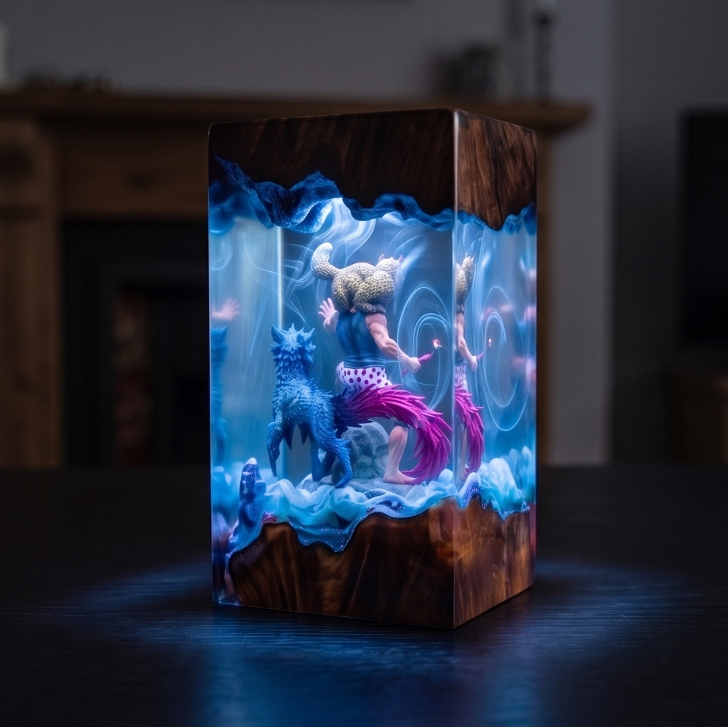 DCC Dungeon Crawler Resin Lamp