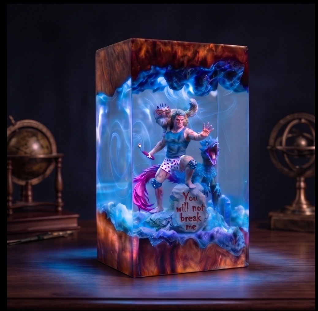 DCC Dungeon Crawler Resin Lamp