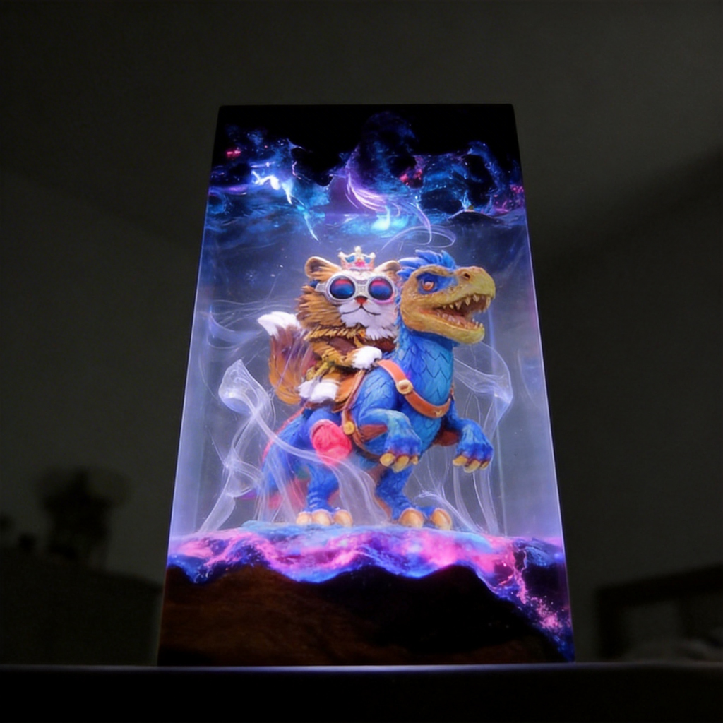 Dungeon Crawler Carl Merch,Resin Lamp,Princess Donut,Mongo , Handmade Gift
