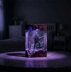 Resident Evil 9 Requiem Resin Lamp, Leon S. Kennedy Diorama Light,  Night Light,  Handmade Game Decor, Gamer Boyfriend Gift