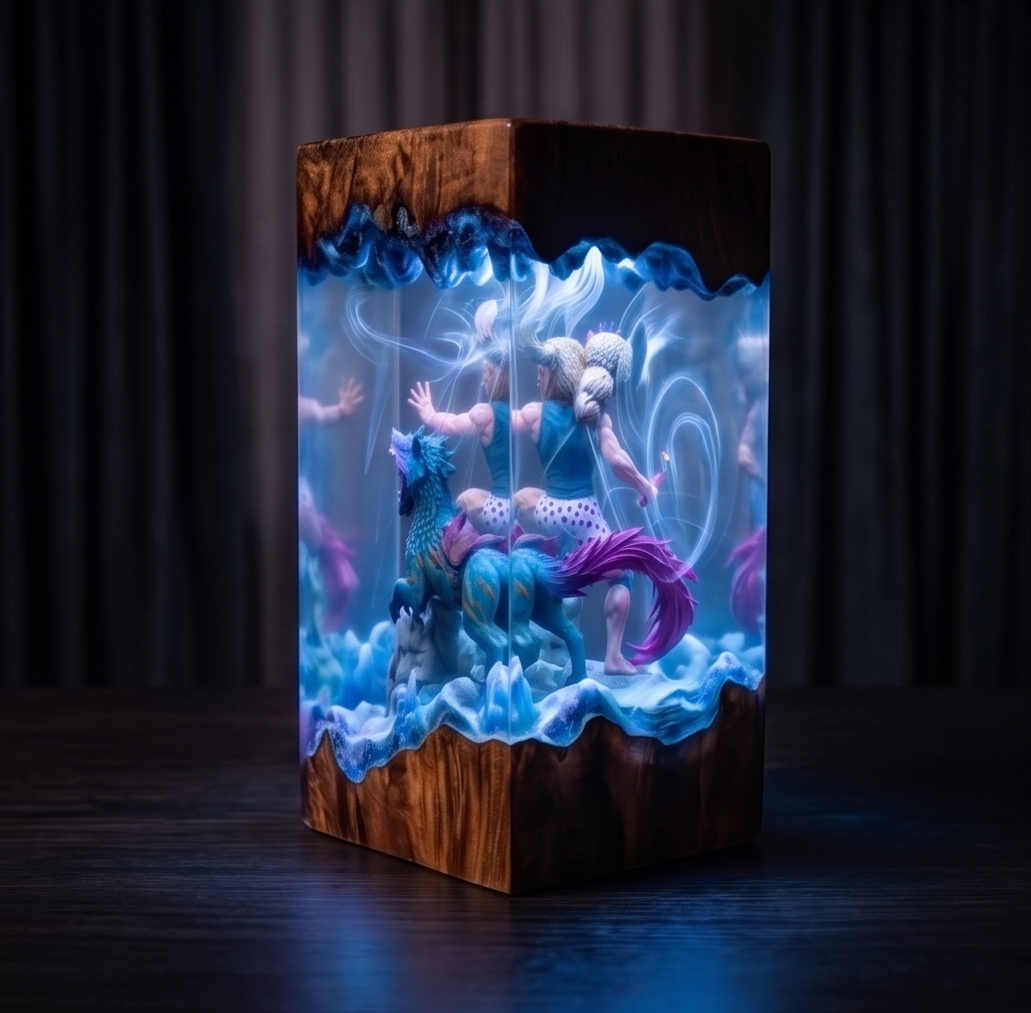 DCC Dungeon Crawler Resin Lamp