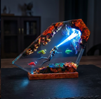 Diving enthusiast Resin Lamp,Ocean Handmade gift