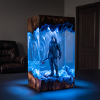 Resident Evil 9 "Requiem" - Leon Kennedy Resin Lamp，Handcrafted  gift