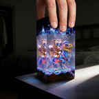 Dungeon Crawler Carl Merch,Resin Lamp,Princess Donut,Mongo , Handmade Gift