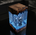 Salvos Fan Art Resin Diorama Lamp | Handcrafted Miniature Art Sculpture
