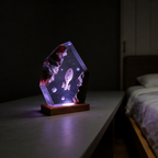 Star Trek Voyager Spock Resin Night Light - Custom Sci-Fi Desk Decor - Vulcan Salute Lamp,Trekkie Gift,
