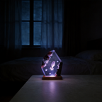 Star Trek Voyager Spock Resin Night Light - Custom Sci-Fi Desk Decor - Vulcan Salute Lamp,Trekkie Gift,