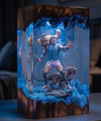 Dungeon Crawler Carl Merch,Resin Lamp,Princess Donut,Mongo , Handmade Gift