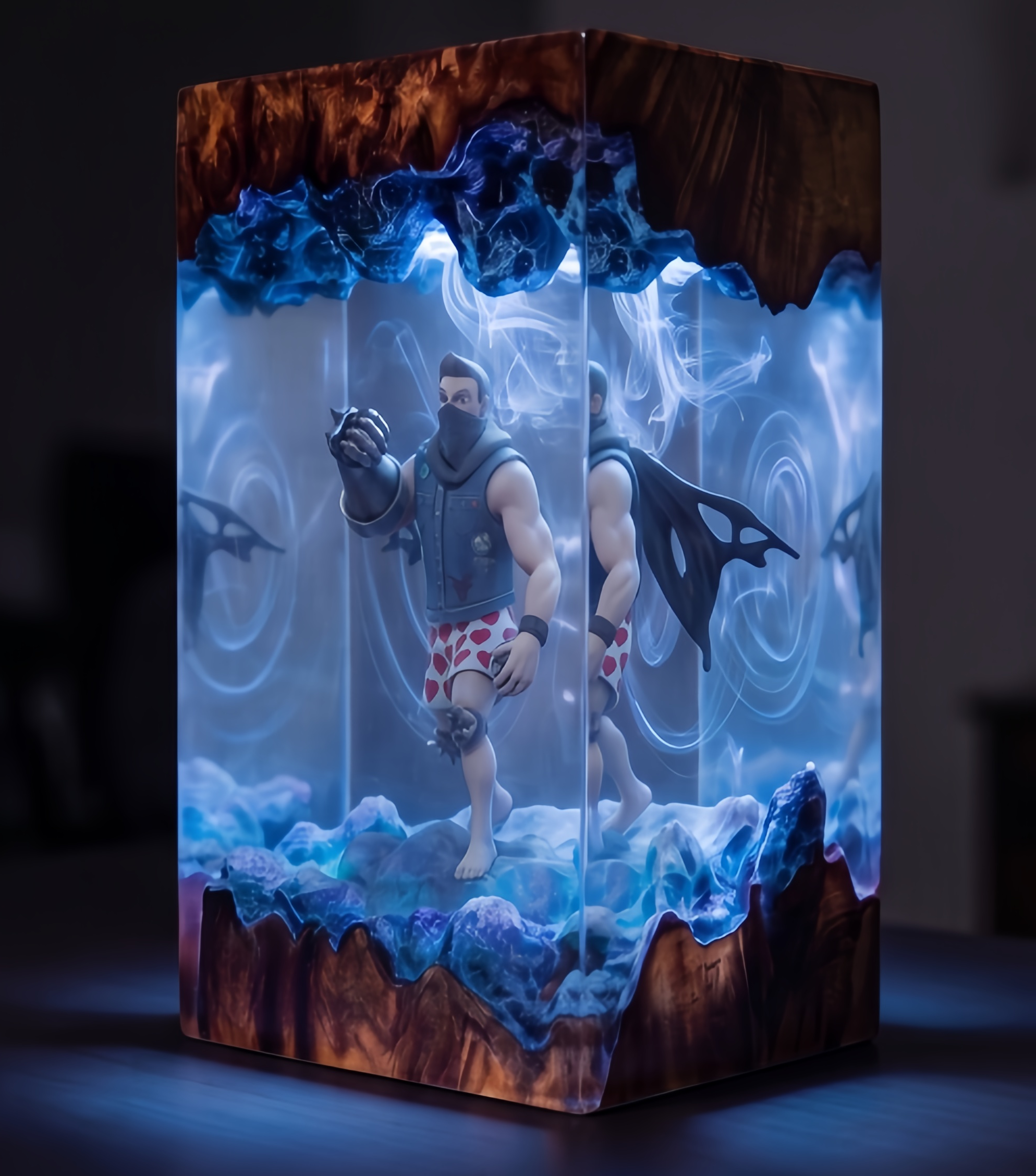 Dungeon Crawler Carl,Princess Donut,Mongo , Resin Lamp, Handmade Gift
