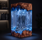 Resident Evil 9 "Requiem" - Leon Kennedy Resin Lamp，Handcrafted  gift