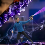 Star Trek Spock Resin Night Light - Custom Sci-Fi Desk Decor - Vulcan Salute Lamp,Trekkie Gift