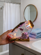 Dragon knight Resin Lamp,Handmade gift