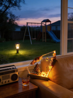Dark Fantasy Resin Lamp, Handcrafted Fantasy Night Light with Epic Battle Scene