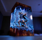 Dungeon Crawler Carl Merch,Resin Lamp,Princess Donut,Mongo , Handmade Gift